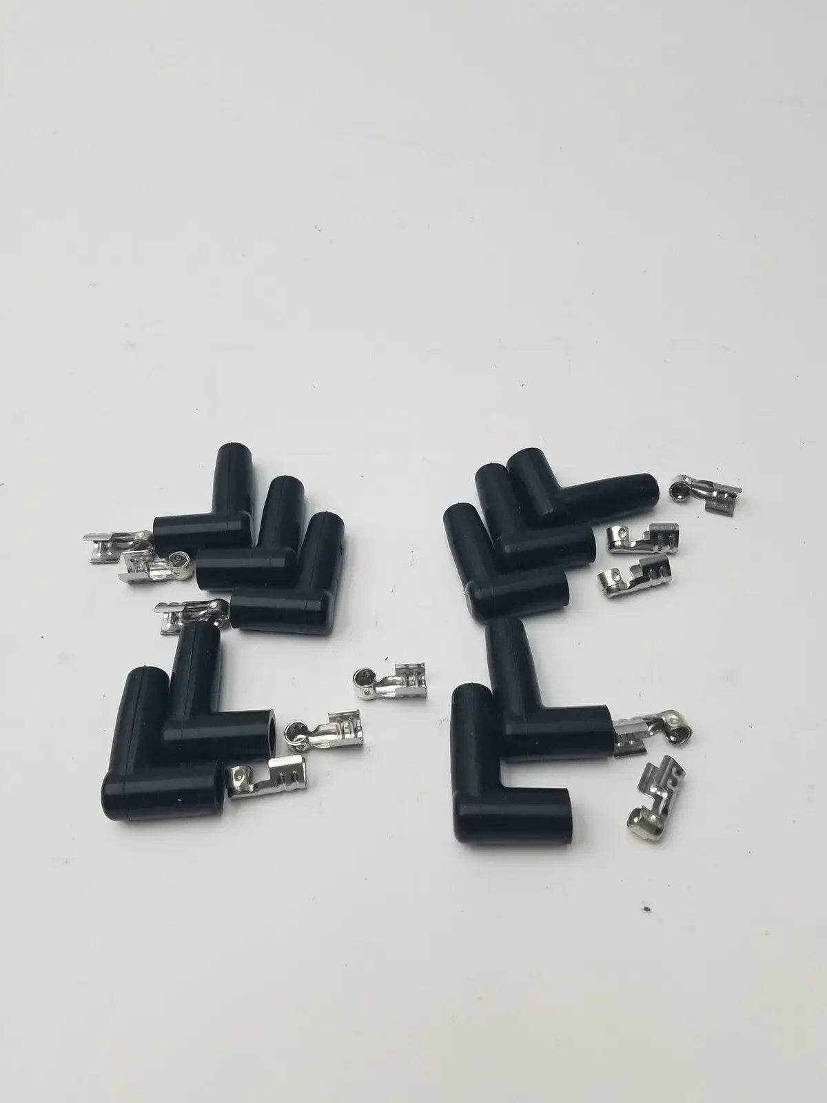 MSD Ignition Spark Plug Wire Terminals & Black 90 Degree Right/Left Angle Boots