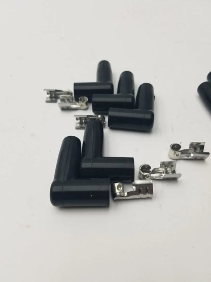 MSD Ignition Spark Plug Wire Terminals & Black 90 Degree Right/Left Angle Boots