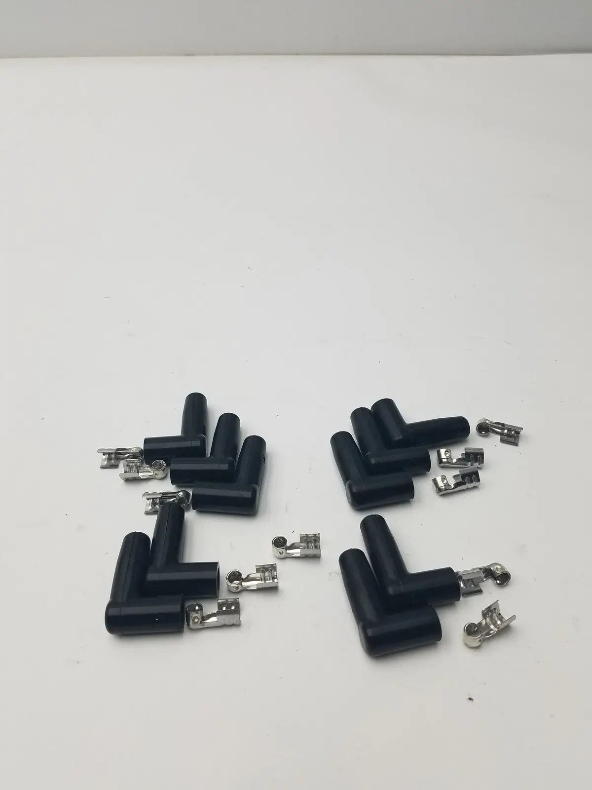 MSD Ignition Spark Plug Wire Terminals & Black 90 Degree Right/Left Angle Boots