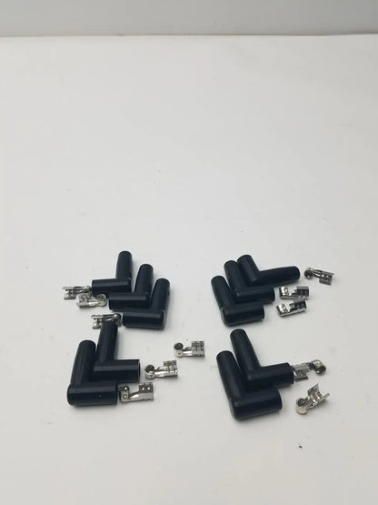 MSD Ignition Spark Plug Wire Terminals & Black 90 Degree Right/Left Angle Boots