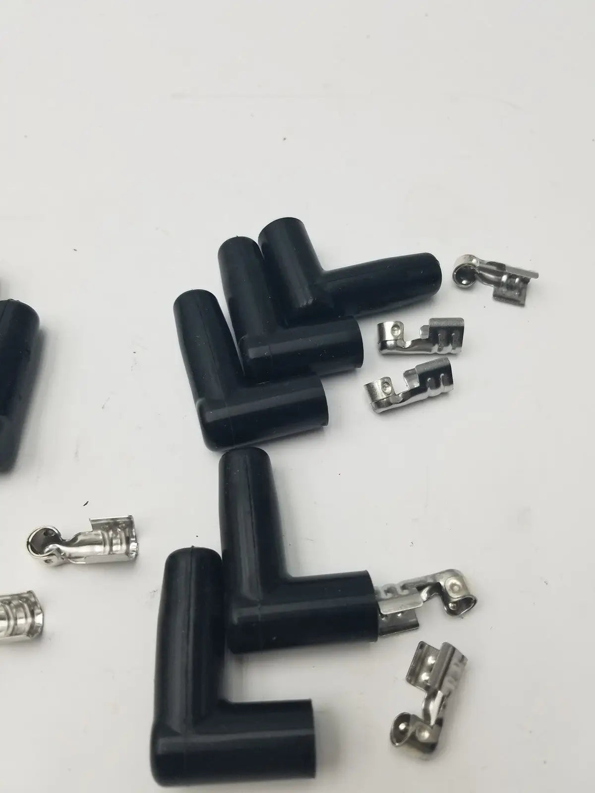 MSD Ignition Spark Plug Wire Terminals & Black 90 Degree Right/Left Angle Boots