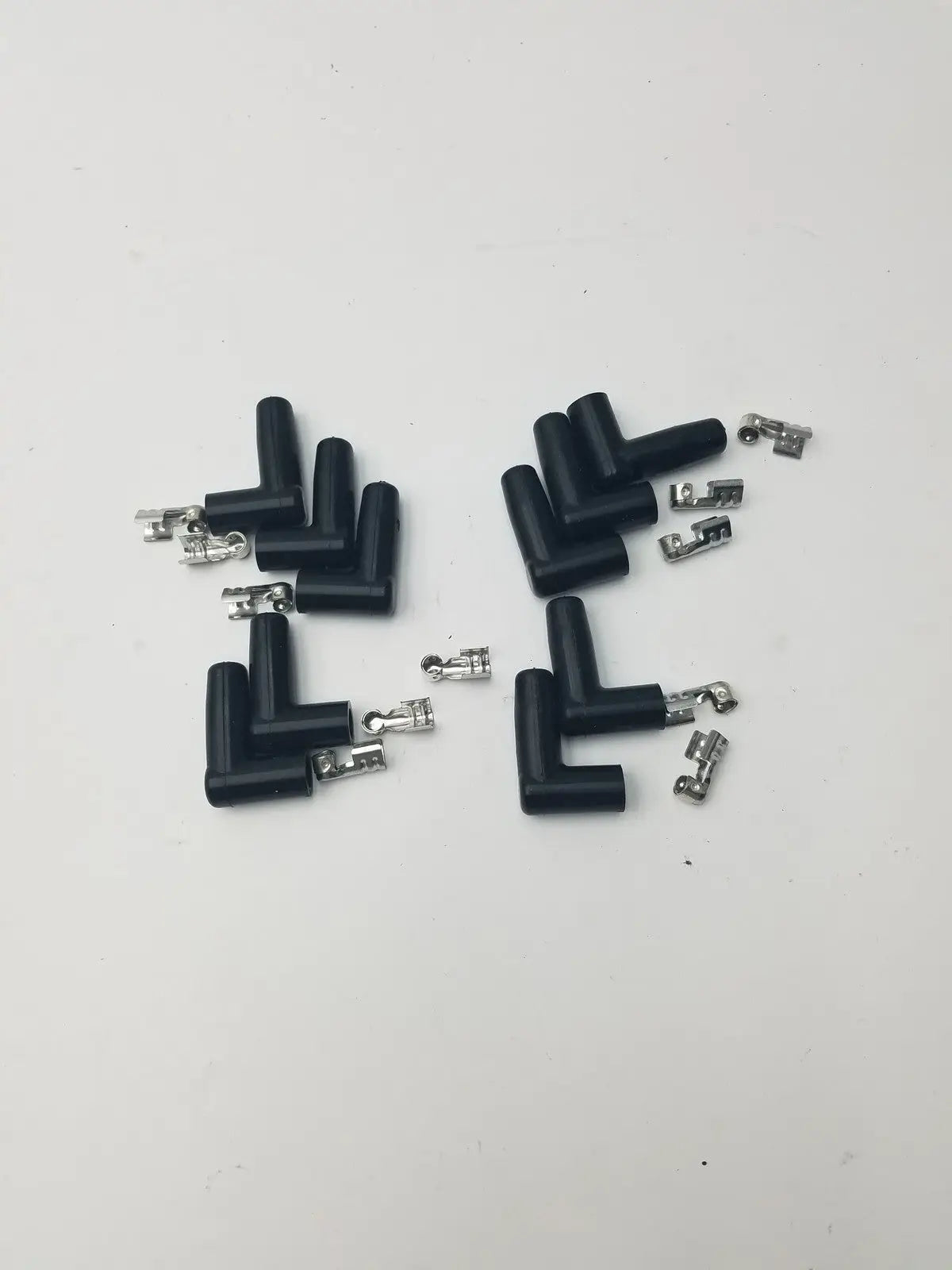 MSD Ignition Spark Plug Wire Terminals & Black 90 Degree Right/Left Angle Boots