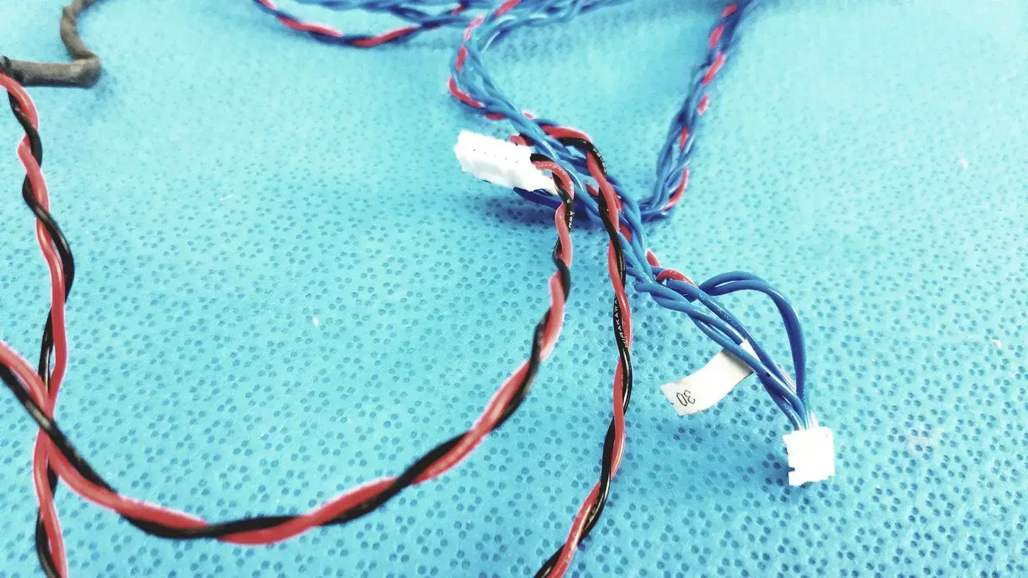 Multi-Color Wire Harness Cable with Ferrite Bead 6-Pin & 4-Pin Connectors - Medical