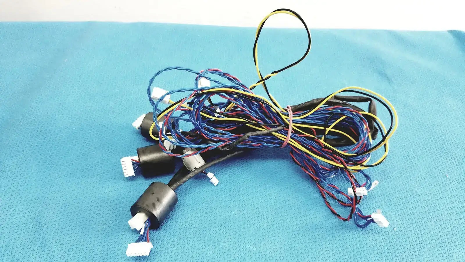 Multi-Color Wire Harness Cable with Ferrite Bead 6-Pin & 4-Pin Connectors - Medical