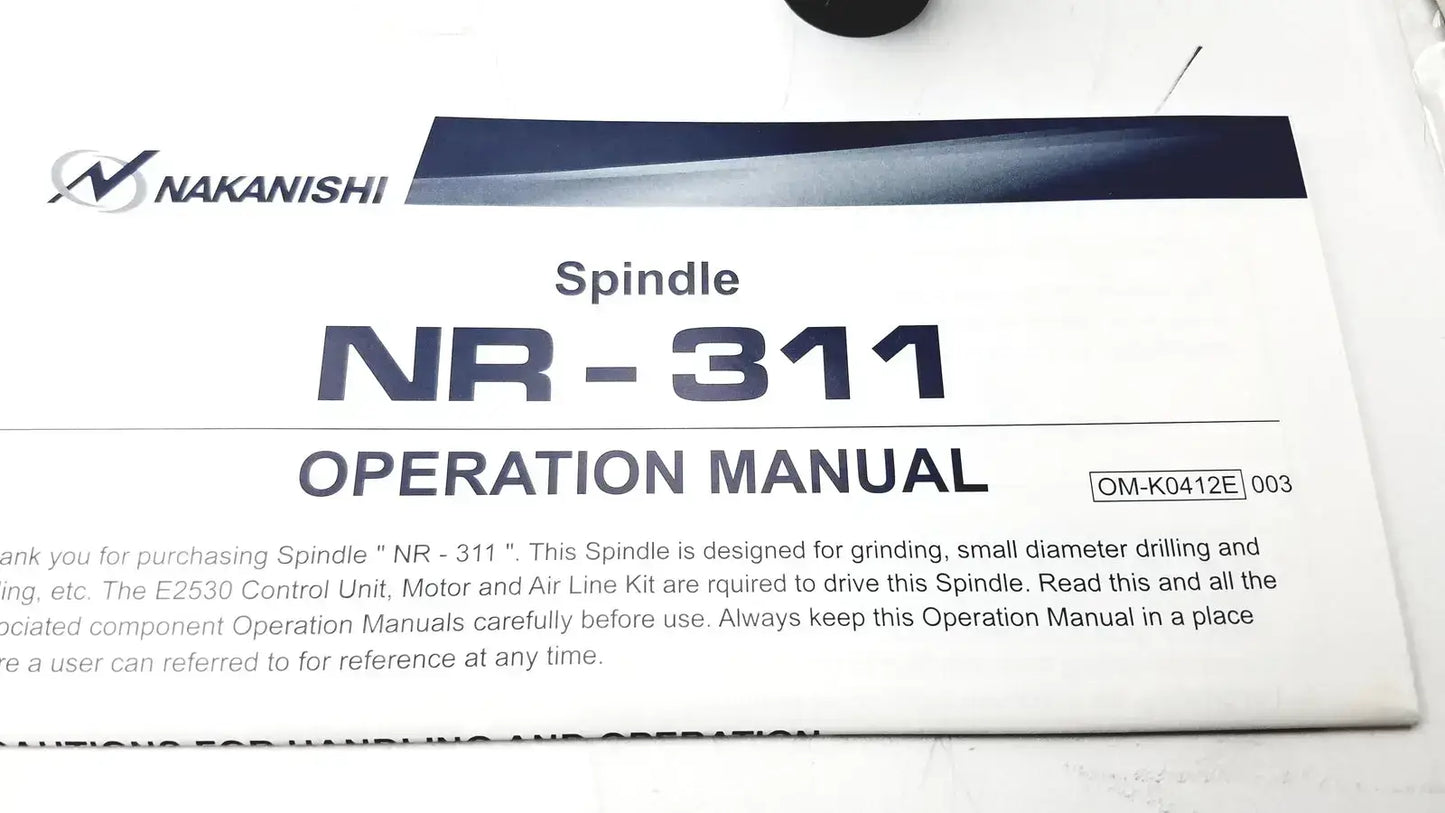 NAKANISHI MSS-2524 RA Air Motor Spindle