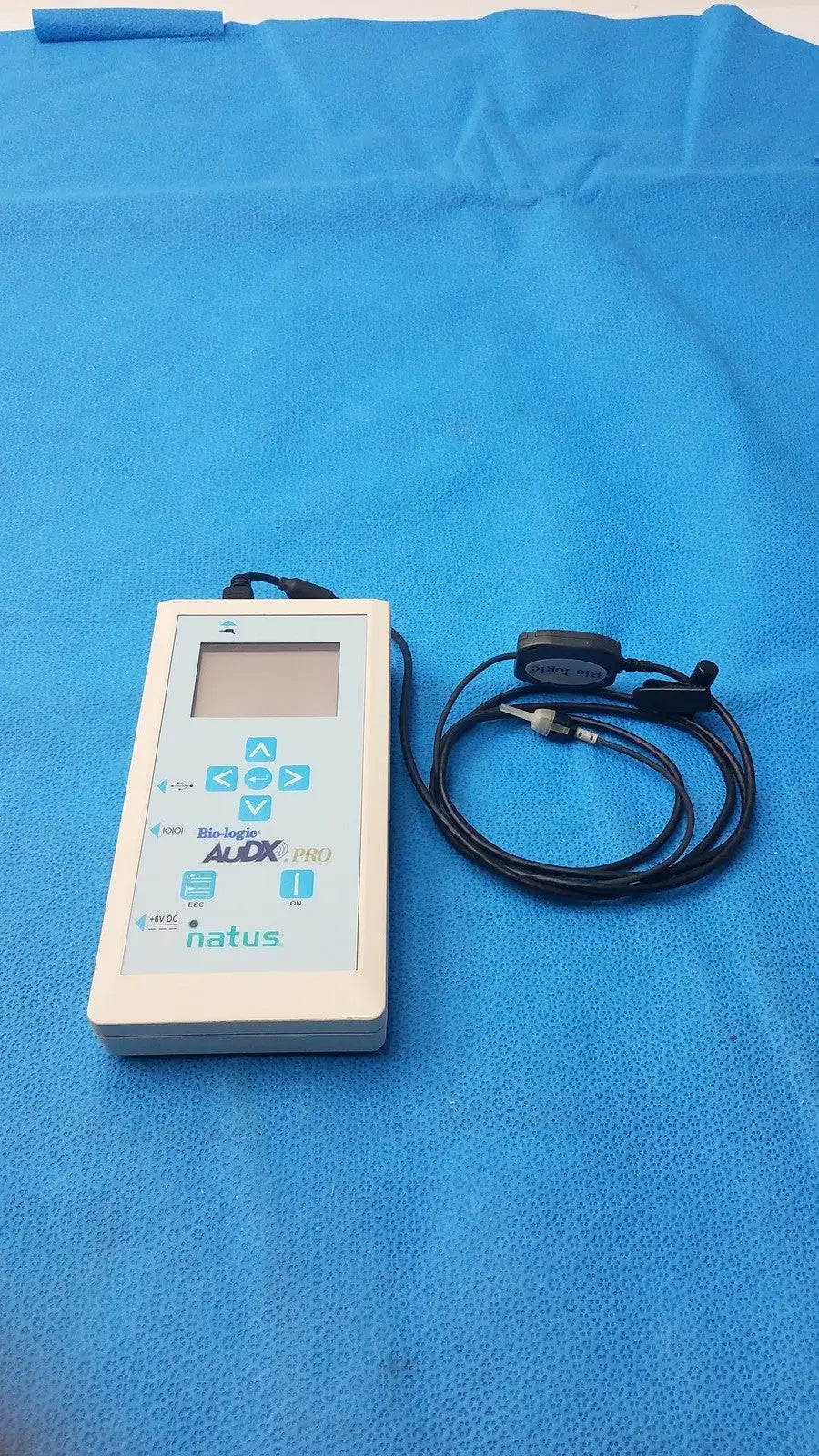 Natus Bio-Logic AuDX Pro Hearing Screening System OAE Tester Device