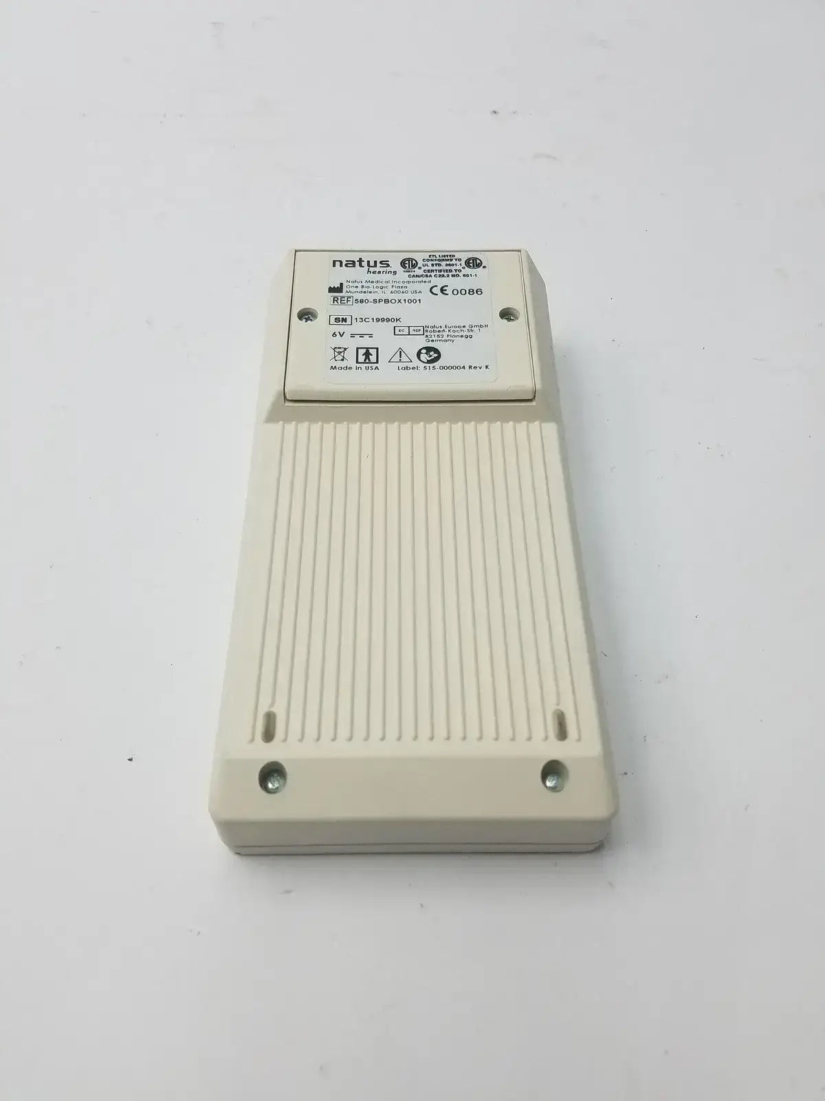 Natus Bio-logic Scout Sport ABR Hearing Screener Device REF 580-SPBOX1001 - ABR/OAE