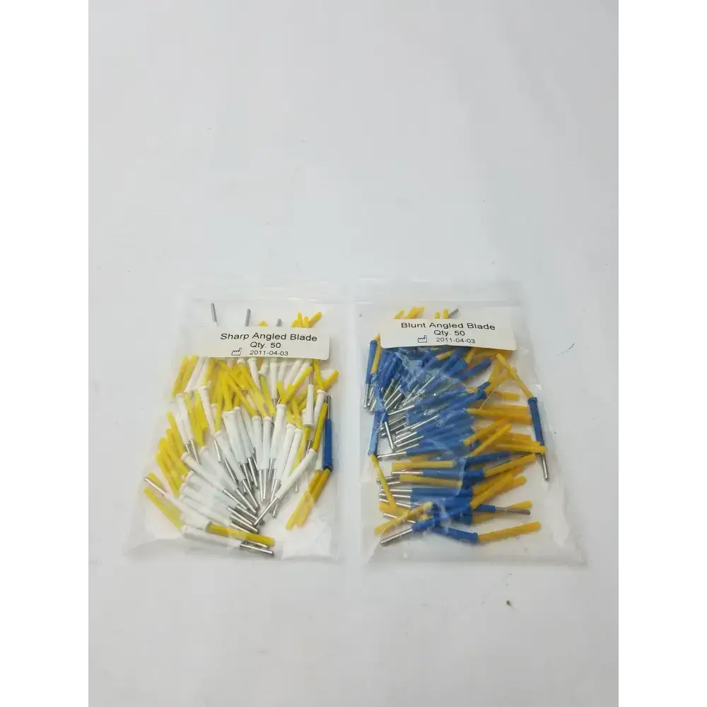 Needles Sharp & Blunt Angled Blade Qty 50 + 50