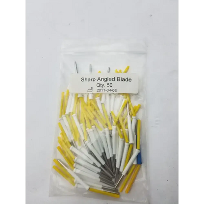 Needles Sharp & Blunt Angled Blade Qty 50 + 50