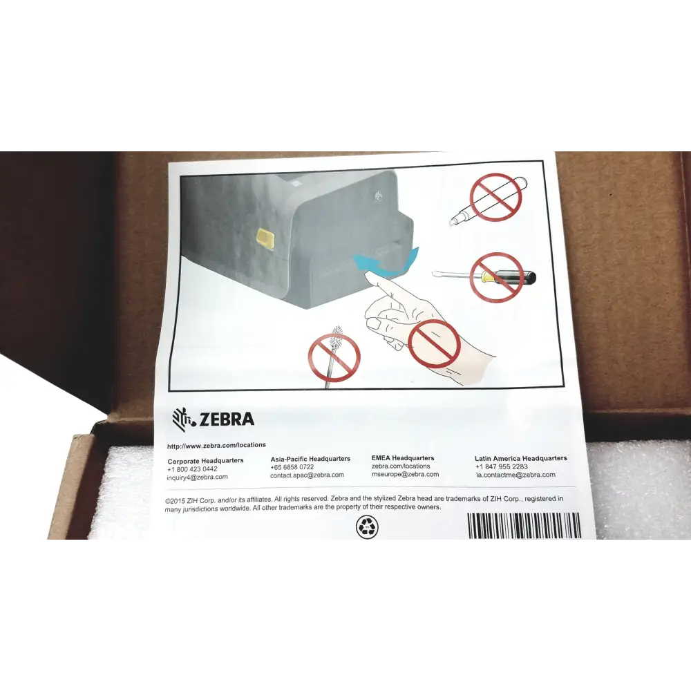 New Zebra P1080383-042 Cutter Option Upgrade Kit ZD420 Direct Thermal Printer - Accessory