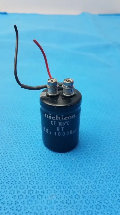 Nichicon 10000uF 35V Snap-In Aluminum Electrolytic Capacitor