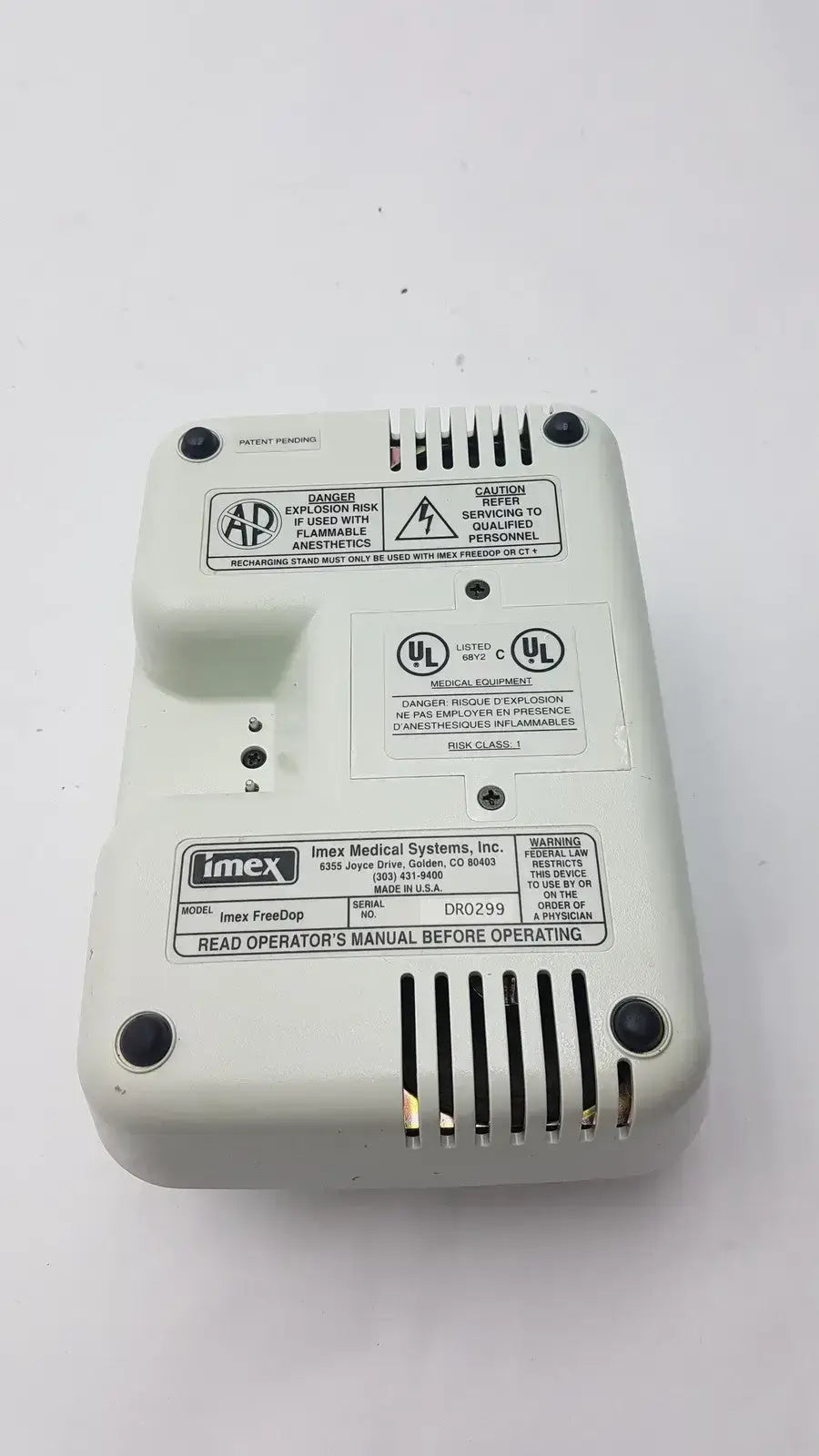 Nicolet Vascular Imex Fredop Ultrasound Dopler - Doppler