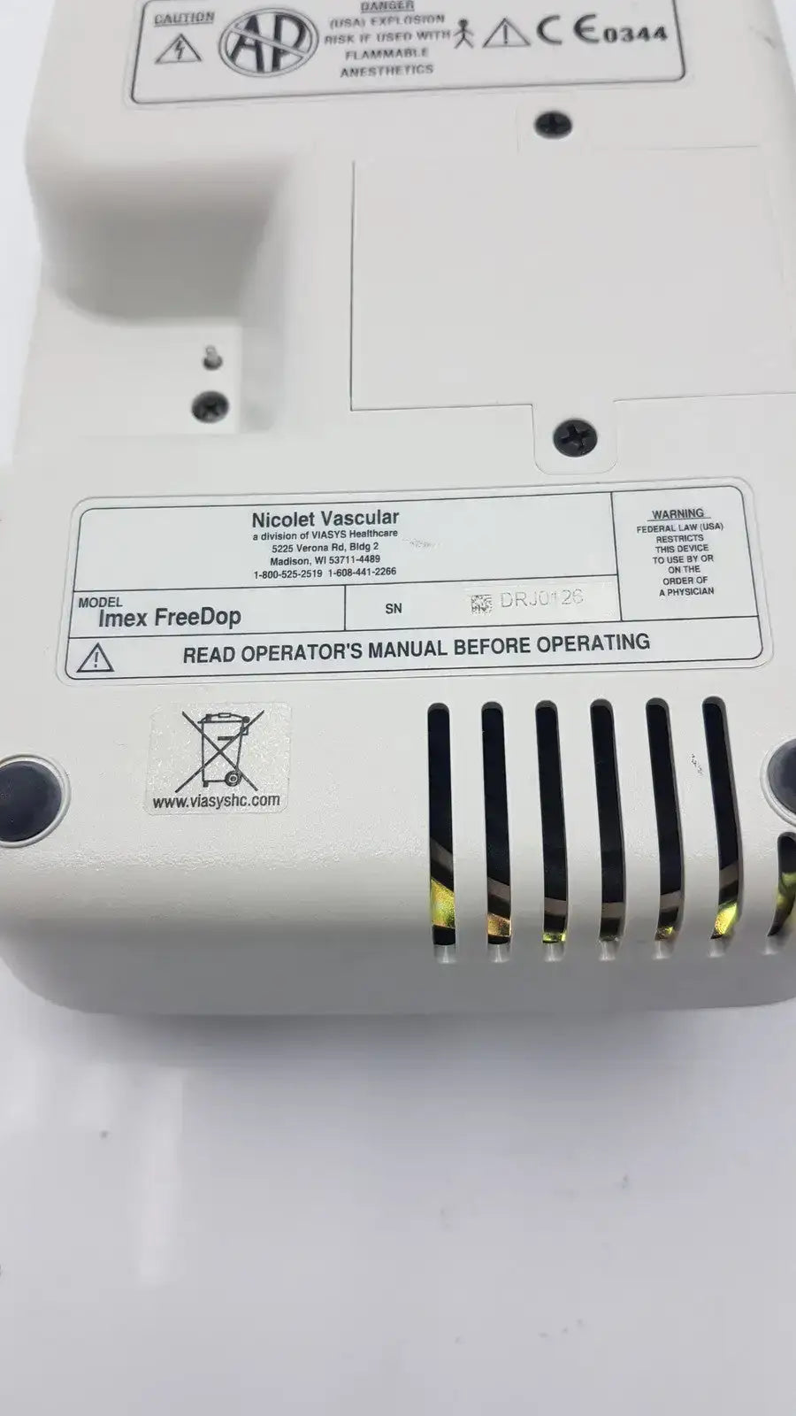Nicolet Vascular Imex Freedop Ultrasound Dopllerr - Doppler