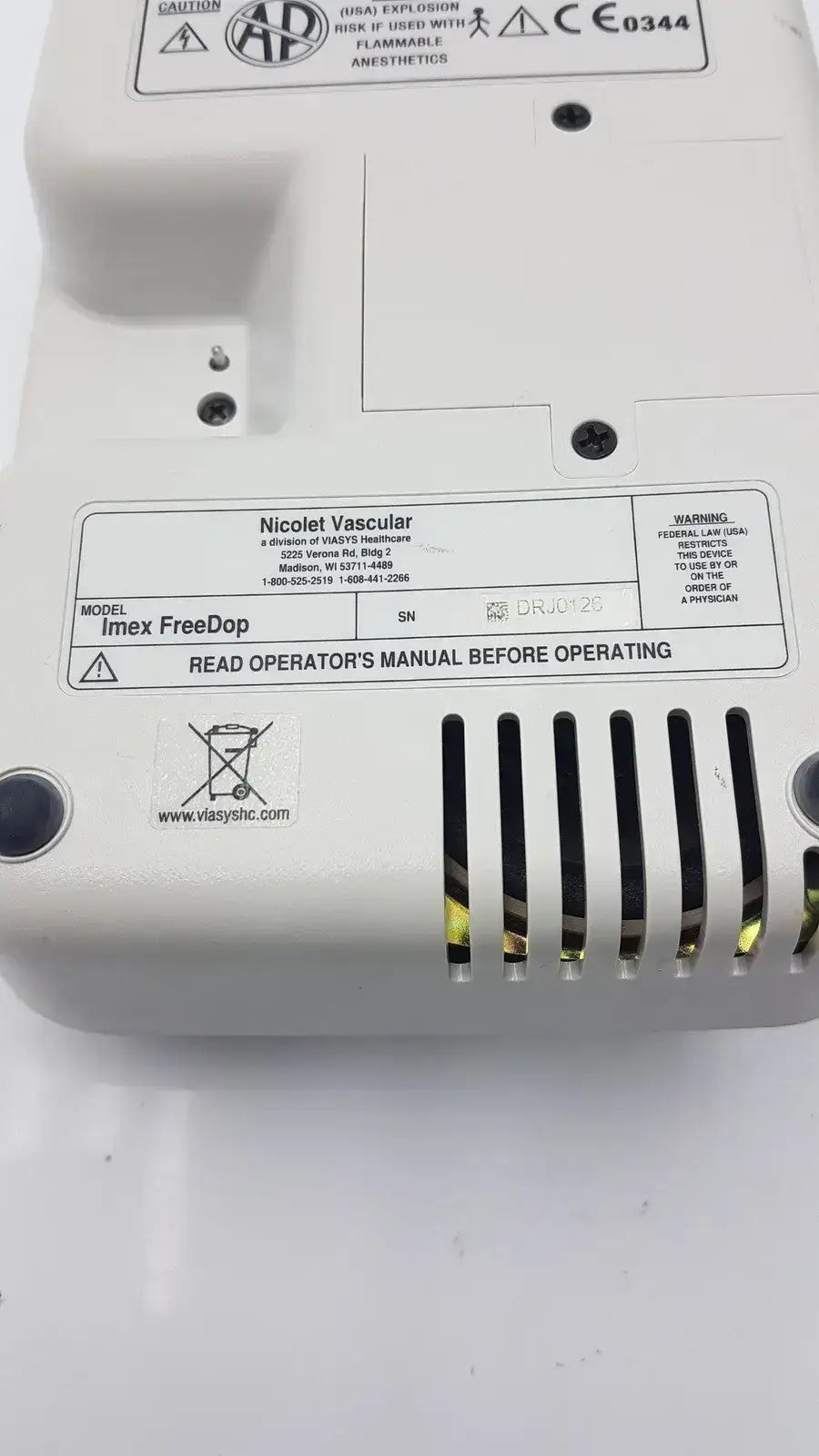 Nicolet Vascular Imex Freedop Ultrasound Dopllerr - Doppler
