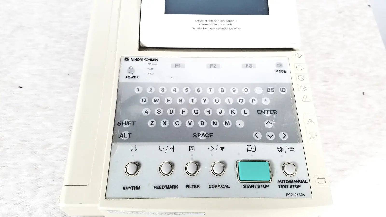 Nihon Kohden Cardiofax Q ECG-9130K ECG Machine