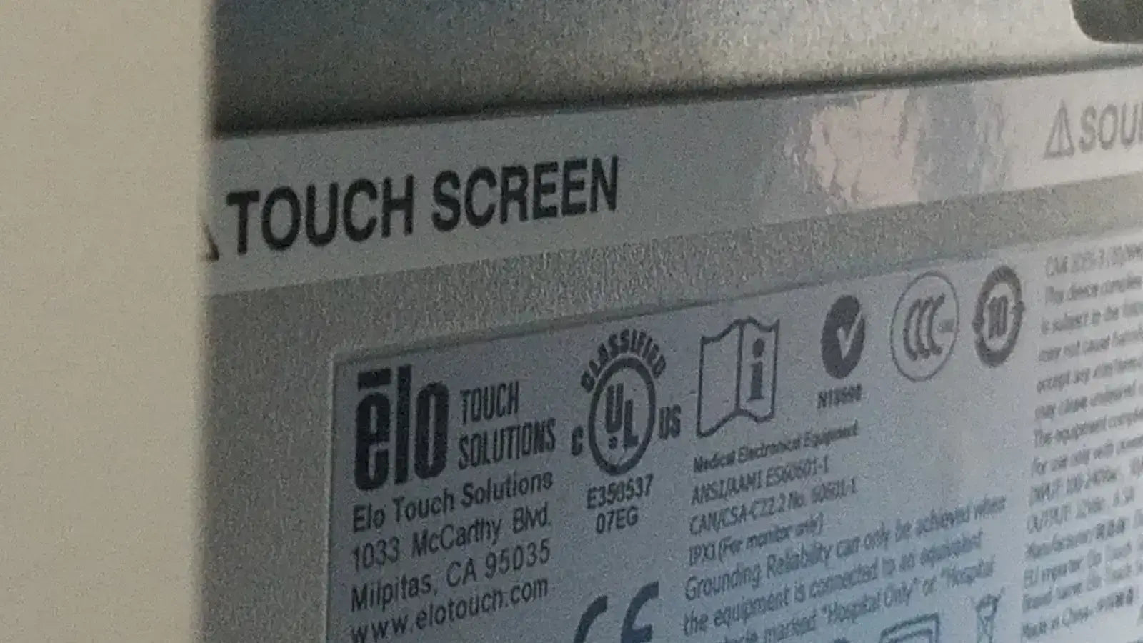 Nihon Kohden Elo Touchsystems ET2400L-8CJM-1-BG-NKD-G Touchscreen Monitor