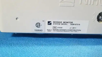 Nihon Kohden Life Scope Bedside Patient Monitor BSM-6701A
