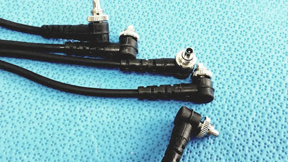 Nikon AS-15 Sync Terminal Hot Shoe Adapter w/ PC Multiple Connectors Cable