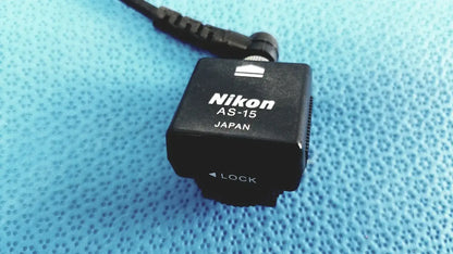 Nikon AS-15 Sync Terminal Hot Shoe Adapter w/ PC Multiple Connectors Cable