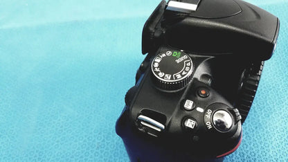 Nikon D3200 Digital SLR Camera - Black