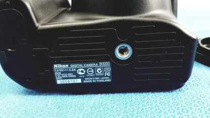 Nikon D3200 Digital SLR Camera - Black