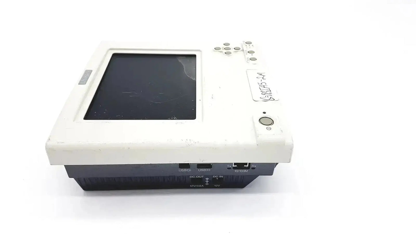 White plastic nikon digital sight microscope camera controller showing rectangular screen and multiple ports on back side