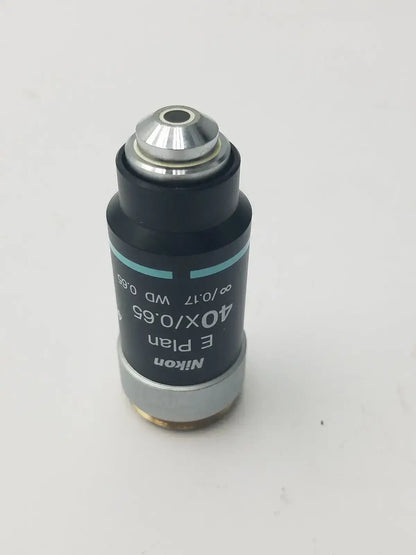 Nikon E Plan 40X/0.69 ∞/0.17 WD 0.65 Microscope Objective Lens