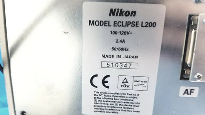 Nikon Eclipse L200 Wafer Inspection Microscope