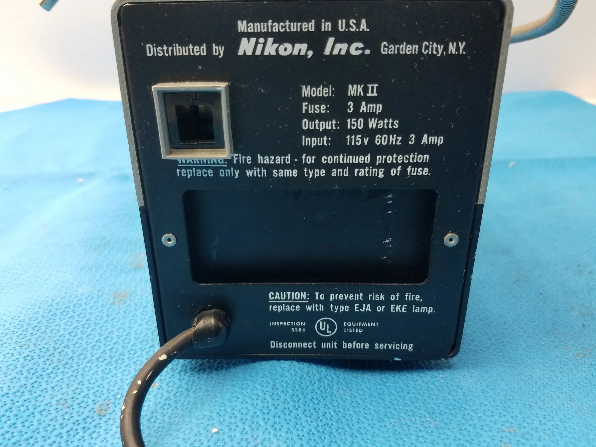 Nikon MK II Fiber Optic Microscope Illumination Light Source
