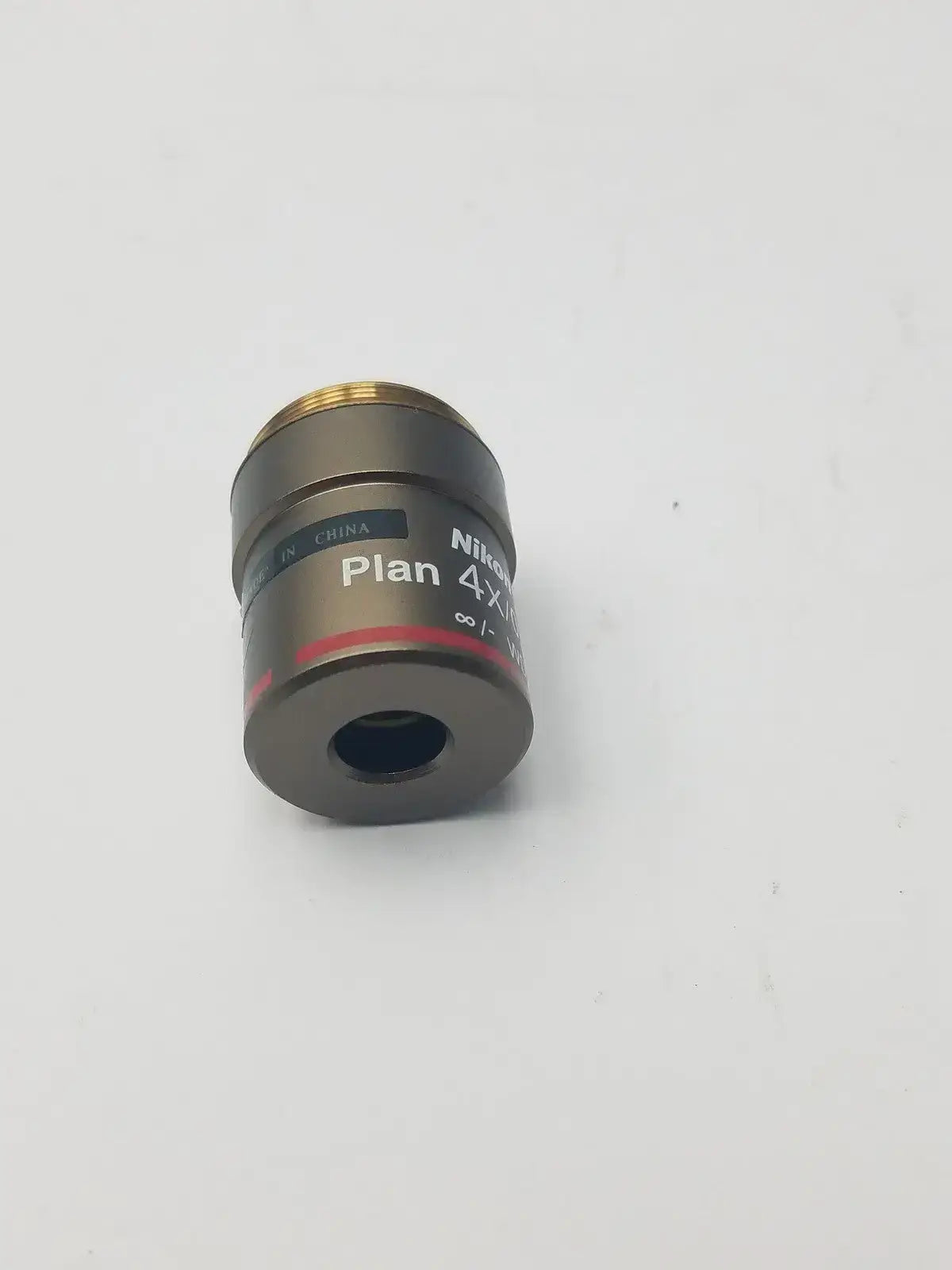Nikon Plan 4x/0.10 WD 30 Microscope Objective Lens