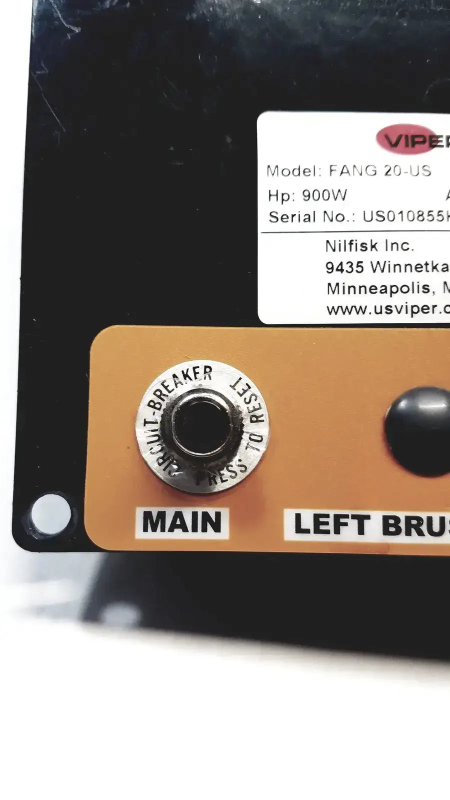 Nilfisk Viper FANG 20-US Control Board Vaccum Part