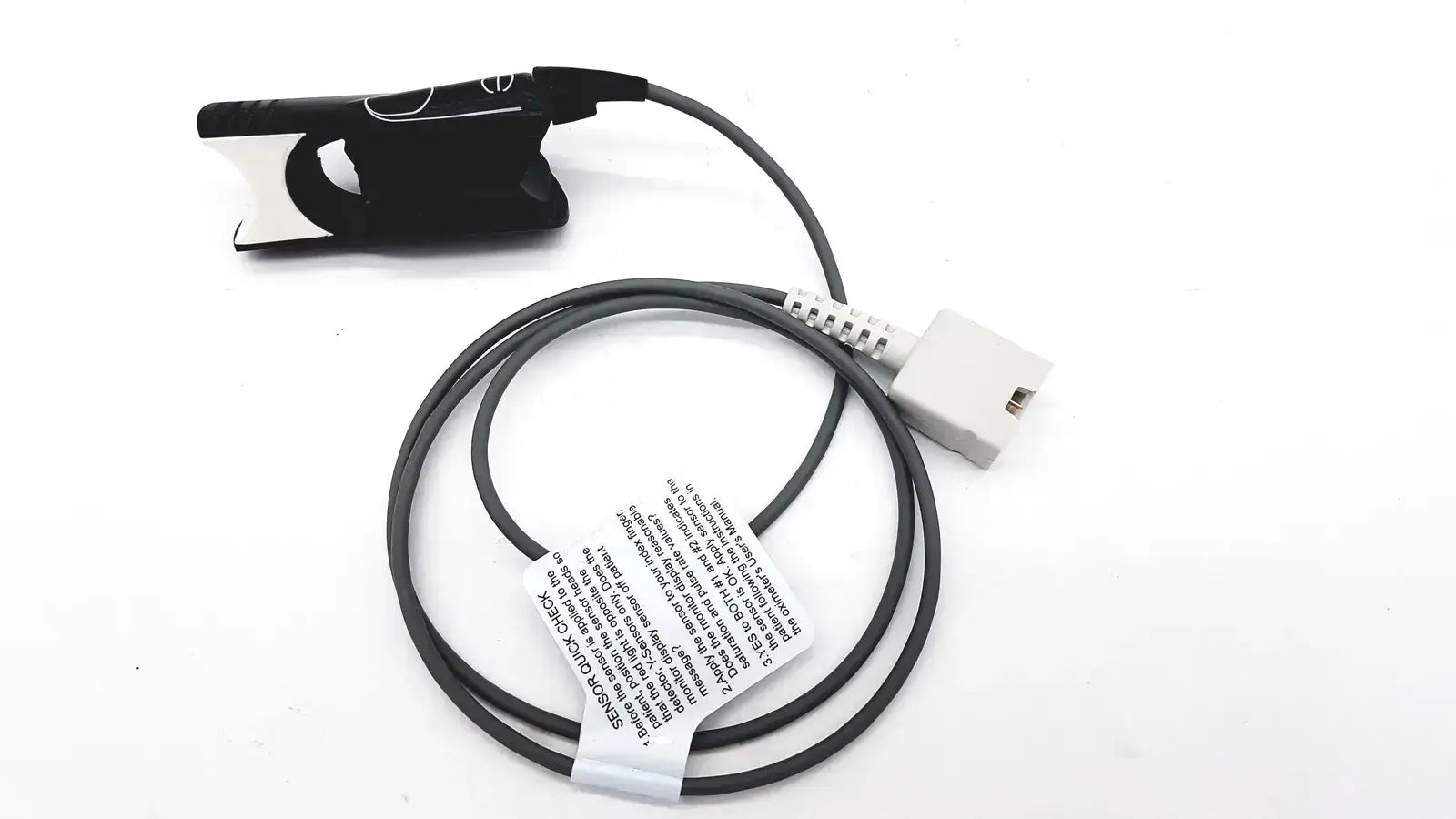 Novametrix Model 512 Digital Pulse Oximeter With Finger Sensor DB-9 Connector
