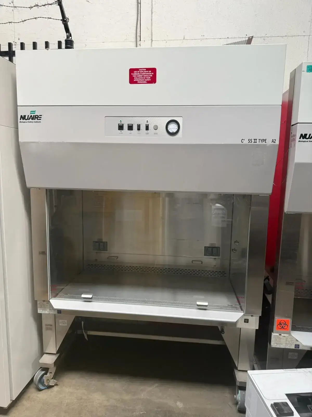 NuAire NU-629-400 Class II Type A2 Biological Safety Cabinet