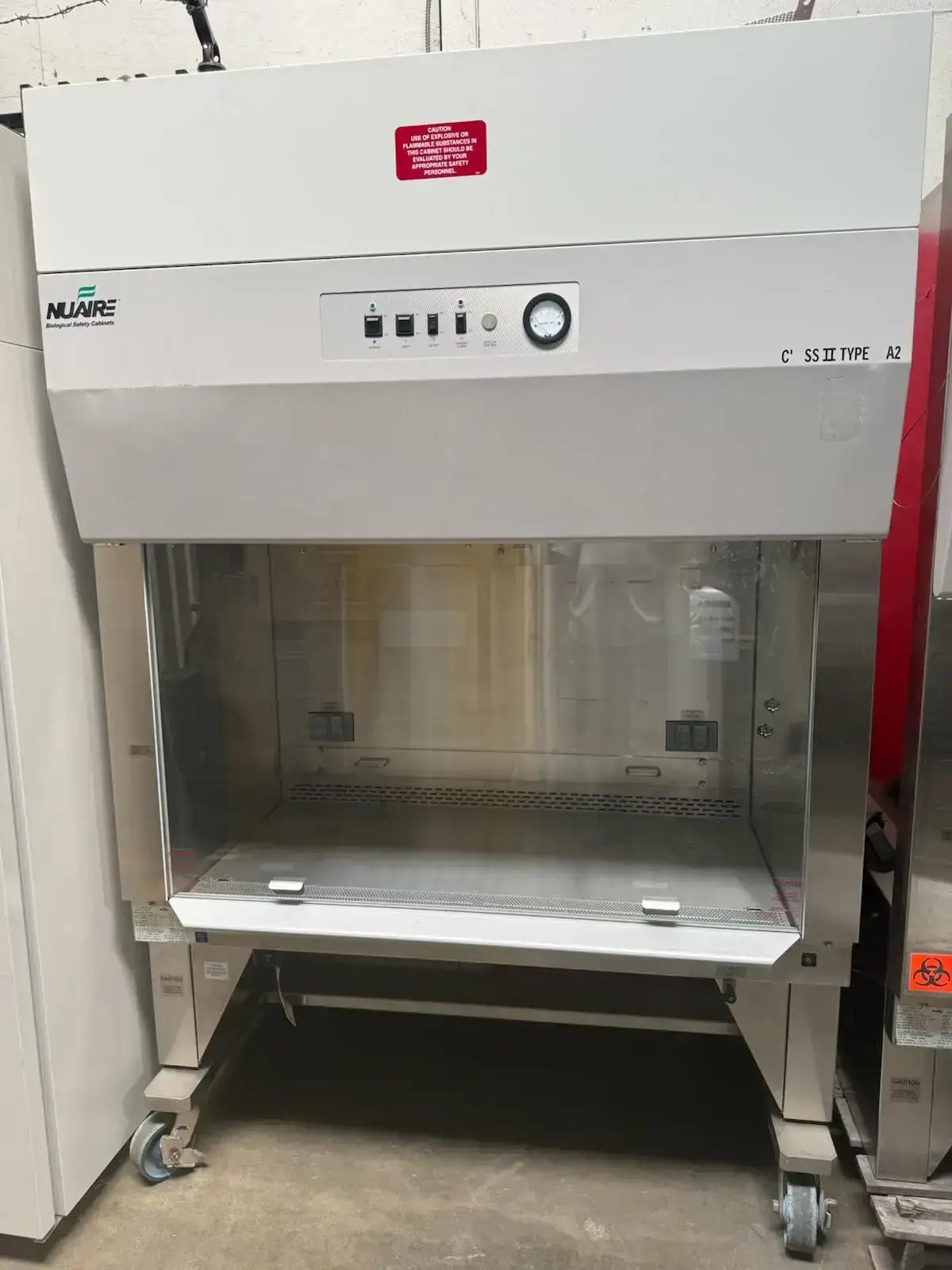 NuAire NU-629-400 Class II Type A2 Biological Safety Cabinet