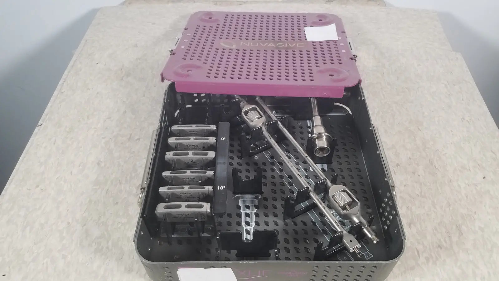 Nuvasive Xlif  X1 Instrument Tray 6900018 - Missing Piece