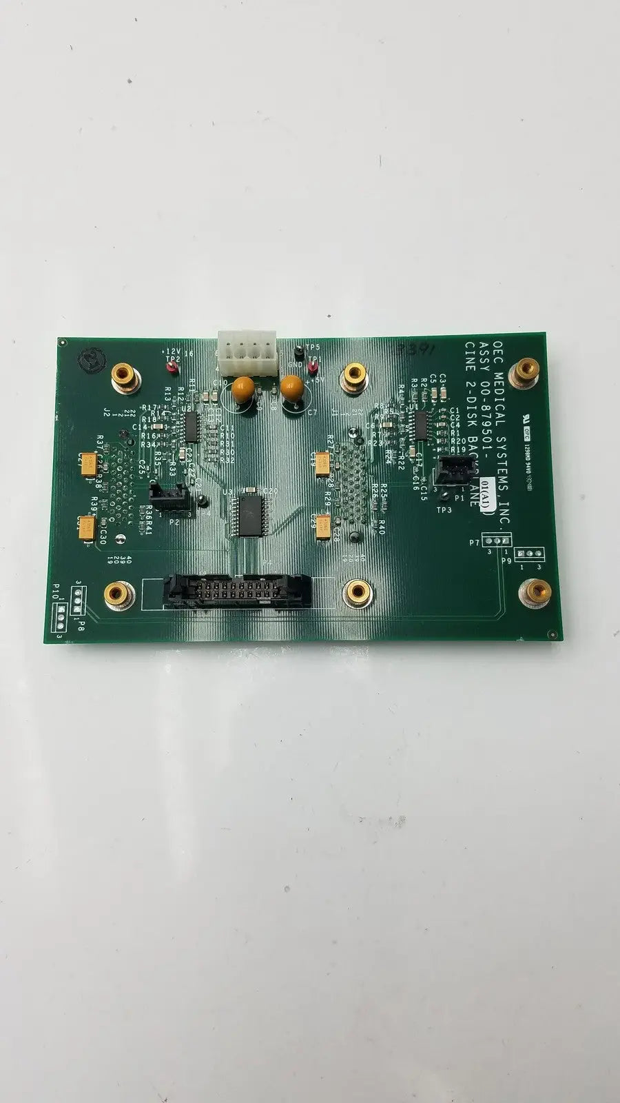 OEC Syste Assy 00-879501-01 (A1) Cine 2-Disk Back Plane - Medical Equipment Part