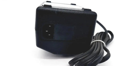 Black plastic oem power supply with coiled cord for welch allyn propaq patient monitor charger 503-0054-02