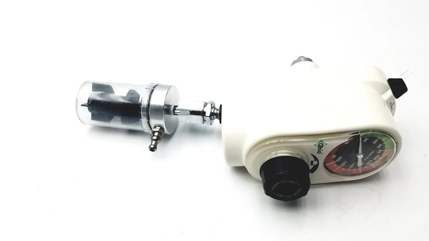 Ohio Medical Vacuum Regulator, Push-to-set Intermittent Suction Unit Model 1251