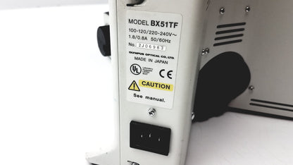 Olympus BX51TF Microscope - Has Some Damage On Body - Working