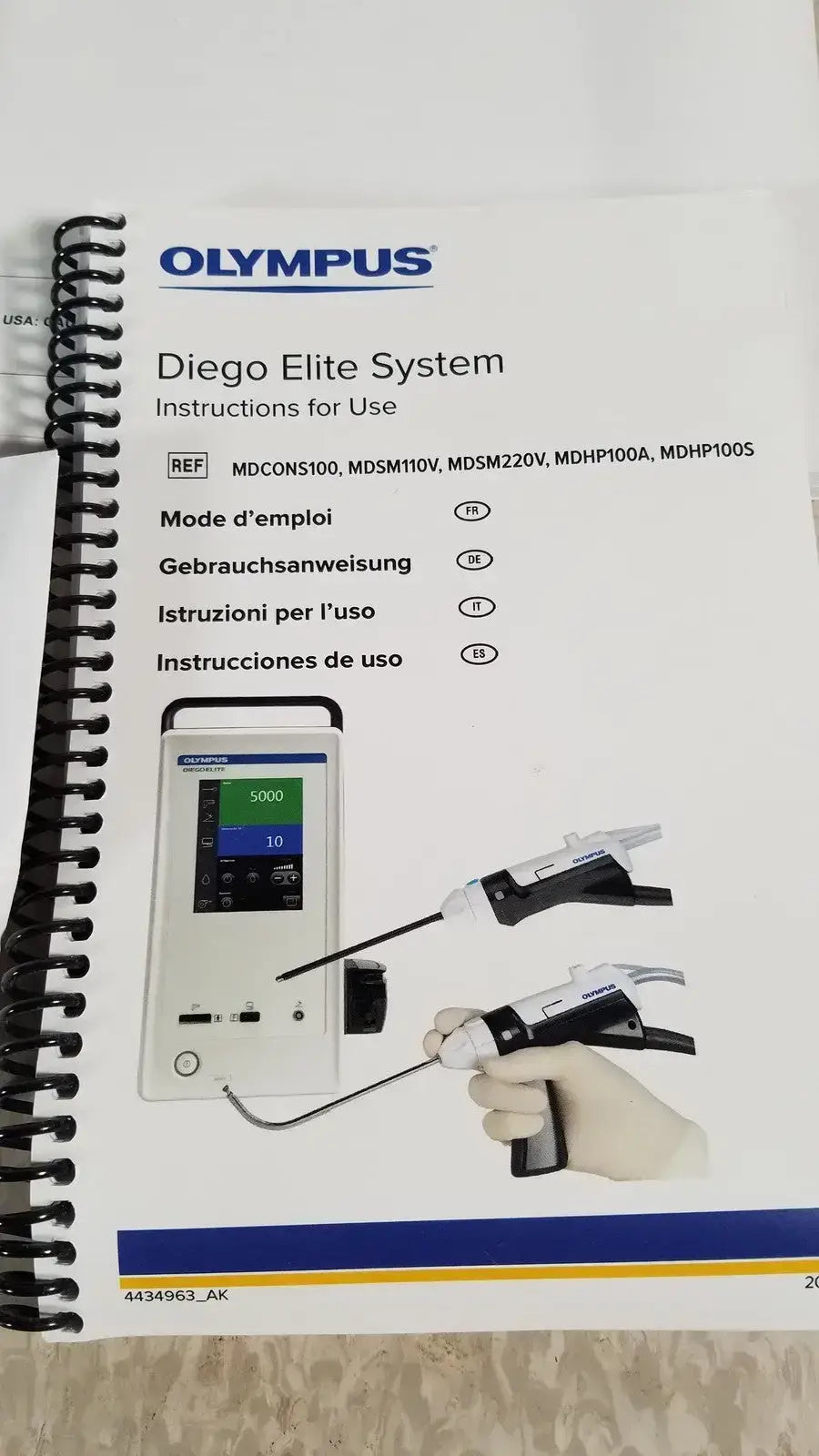 Olympus Diego Elite Ref MDCONS100 - Medical Equipment Part