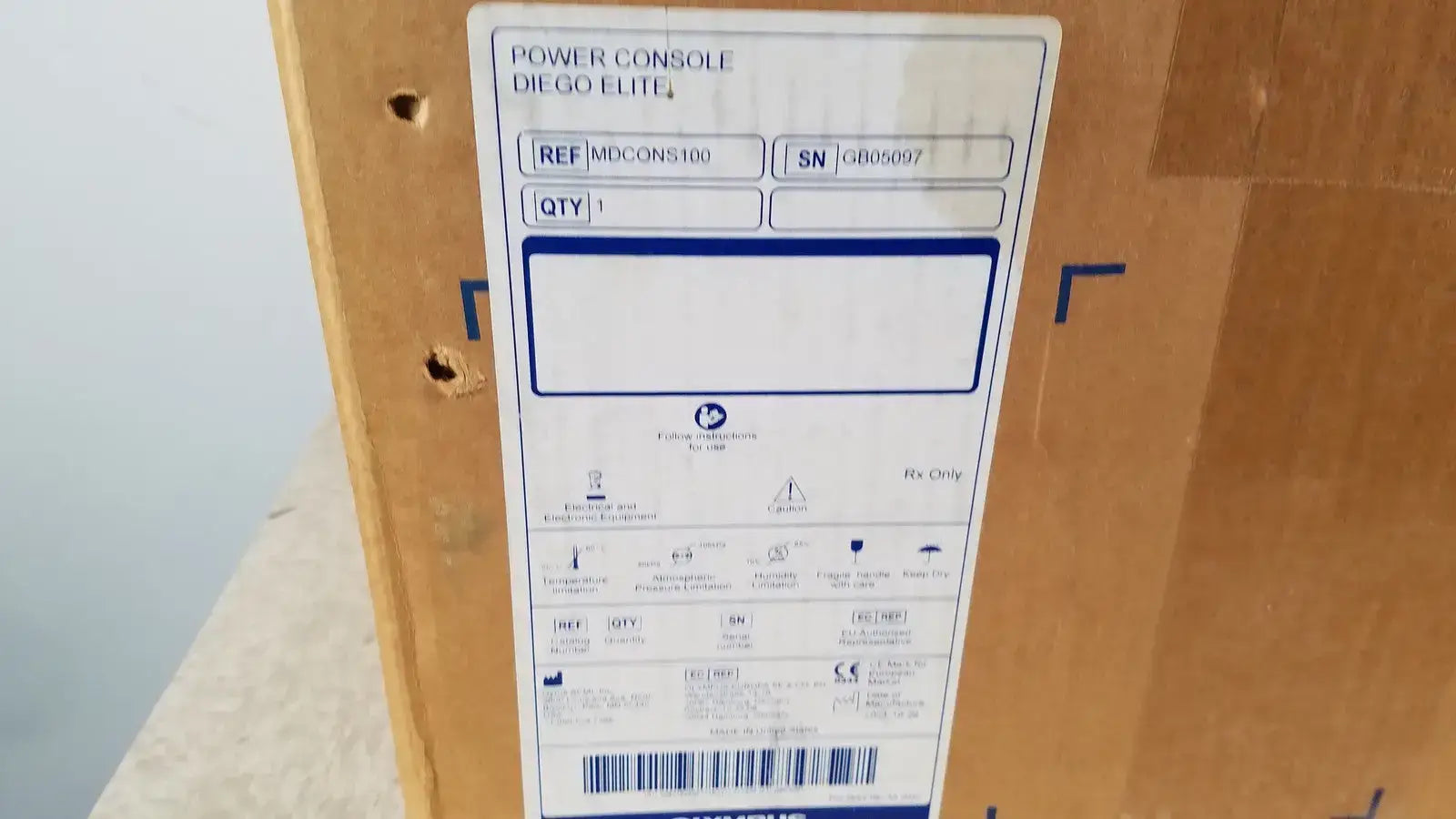 Olympus Diego Elite Ref MDCONS100 - Medical Equipment Part