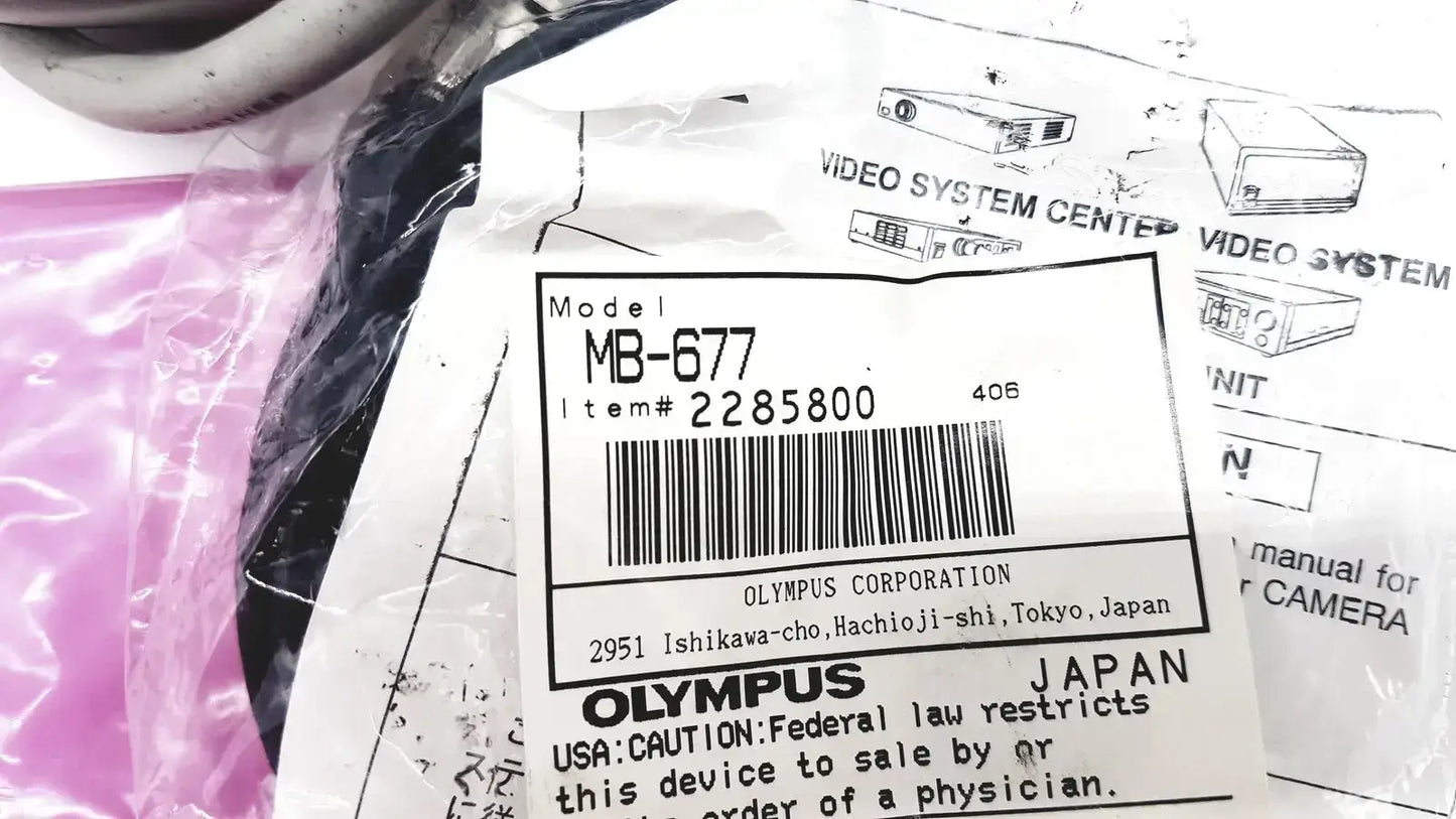 Olympus MB-677 BNC Video Cable With Ophit DSL-R002 and Extras Full BAG