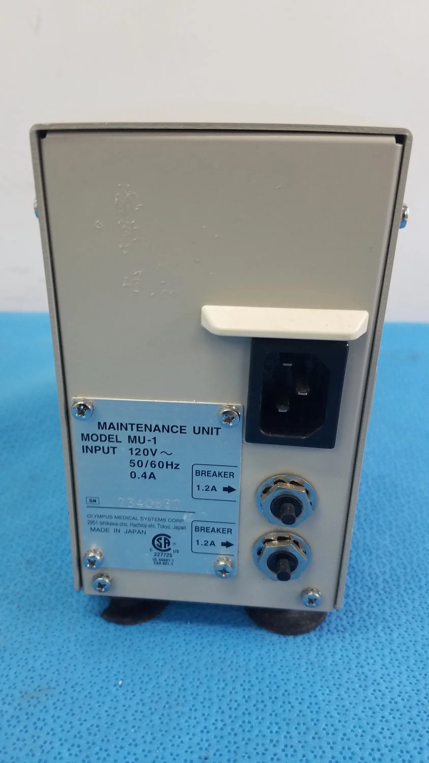 Olympus MU-1 Maintenance Unit Leakage Tester