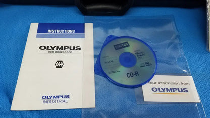 Olympus OES F050-24-000-55 Industrial Borescope Endoscope Kit w/Case