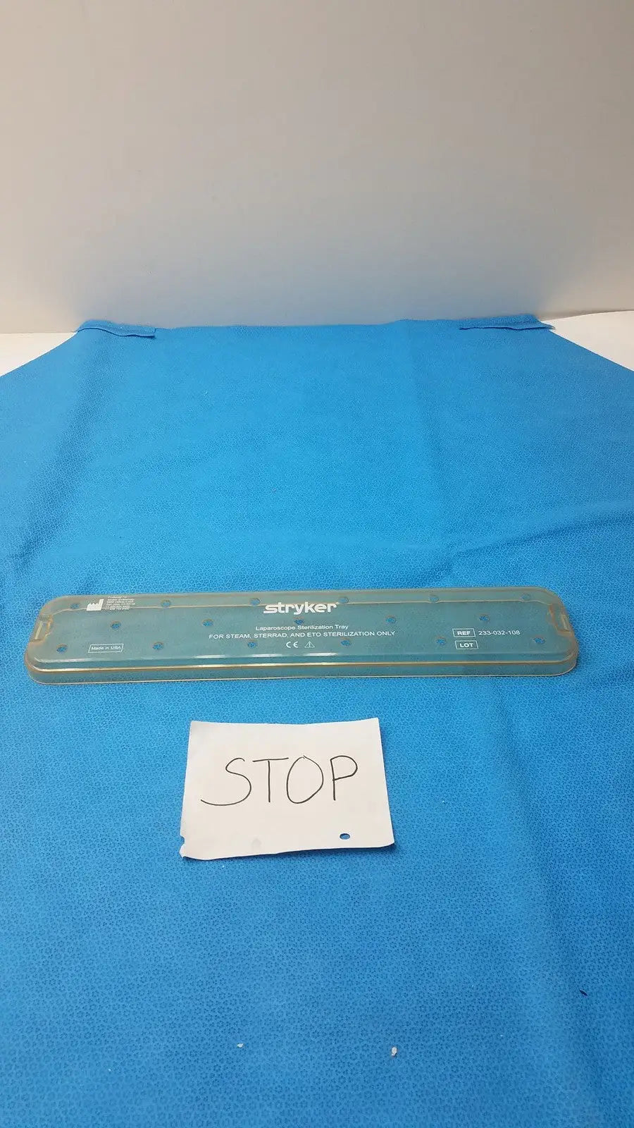 Olympus Polyvac Endoscope Sterilization Tray Lid – Replacement Part Used
