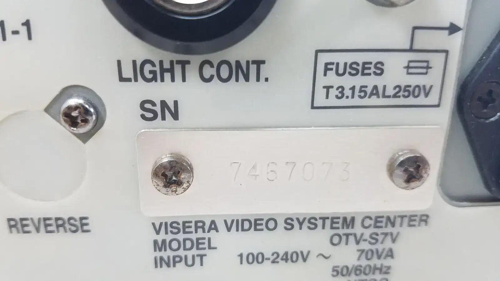 Olympus Visera OTV-S7 Video System Center