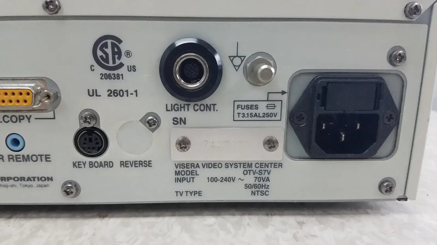 Olympus Visera OTV-S7 Video System Center