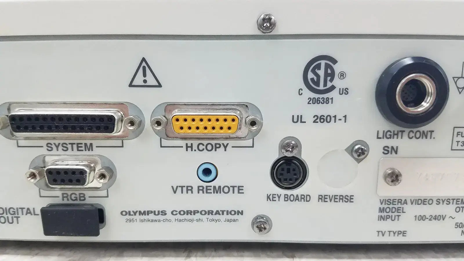 Olympus Visera OTV-S7 Video System Center