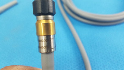 Black gold and silver industrial pressure gauge with textured grip for medical equipment olympus wa03300a light guide cable