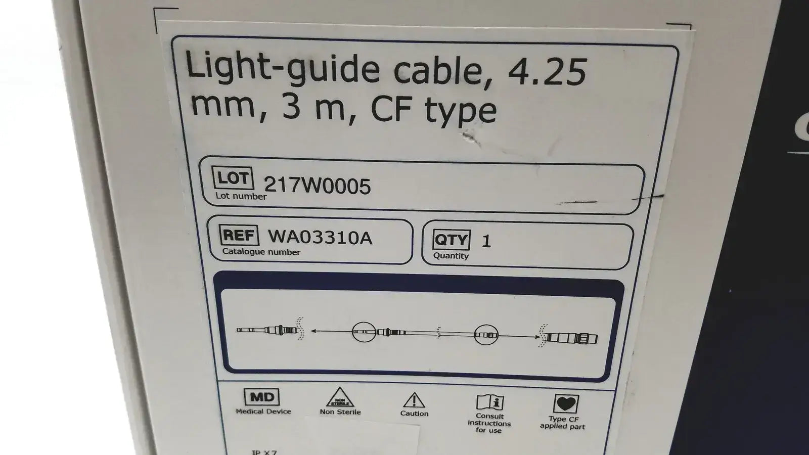 OLYMPUS WA03310A Light Guide Cable 4.25 mm 3m CF Type - Endoscopy